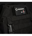 Gilet porte-plaques ADN tactical + patch crossops