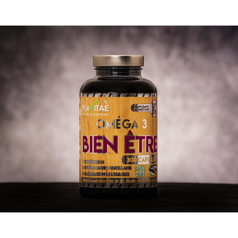 Bien Être Oméga 3 FORMAT XL ATHLETE 300 capsules